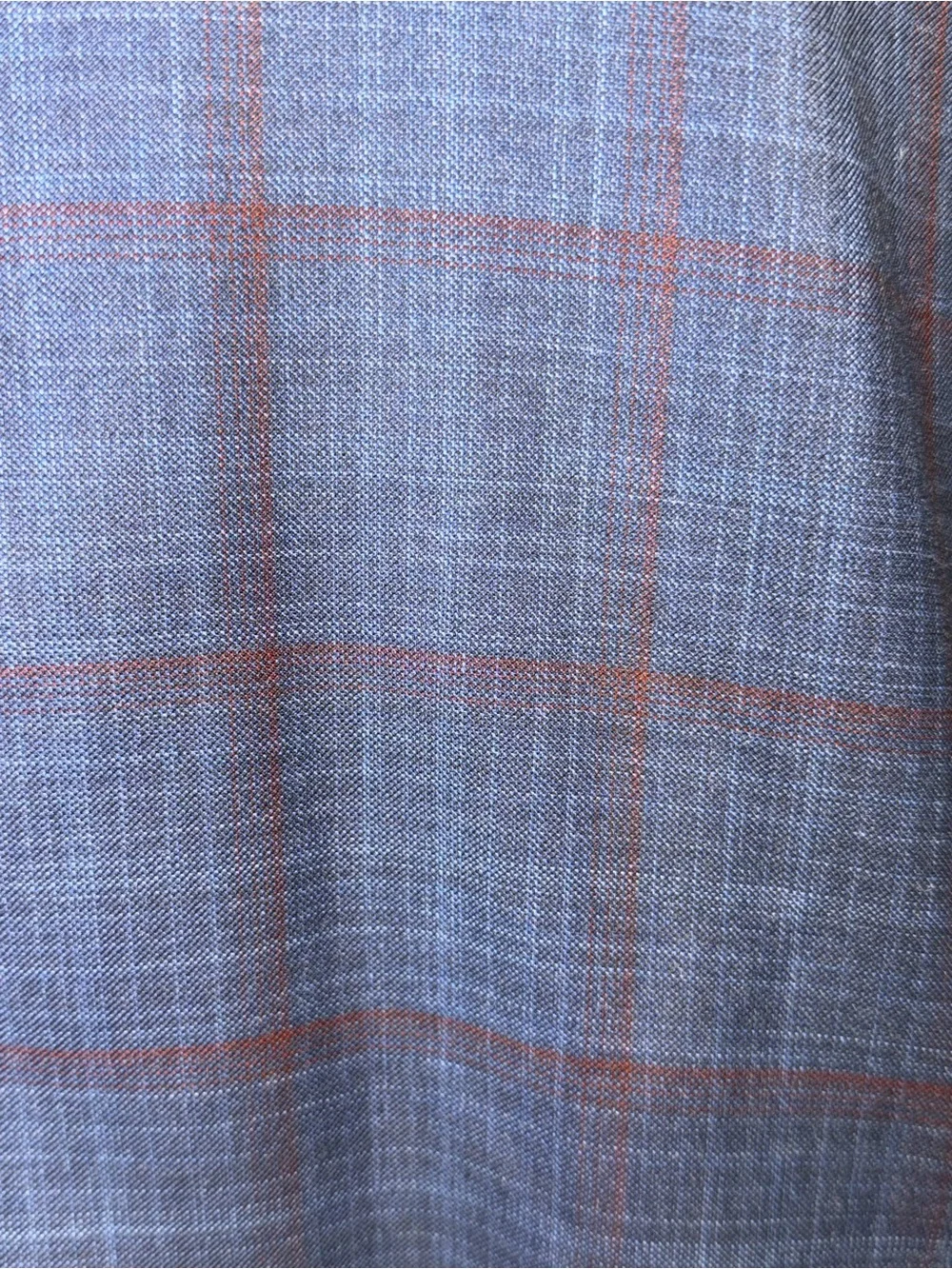 BIG & TALL PETER MILLAR BLUE CRIMSON WINDOWPANE SPORT COAT SZ 54R